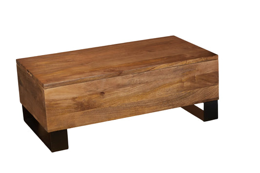 Solid Wood Lift Top Rectangle Coffee Table – view 2
