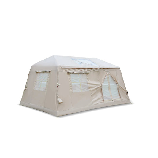 11 m ² Inflatable Tents for Camping, Blow Up Tent with Hand Pump, Easy Setup InflatableTent 4 Season Tent, Waterproof Oxford Air Glamping Tents for – view 2