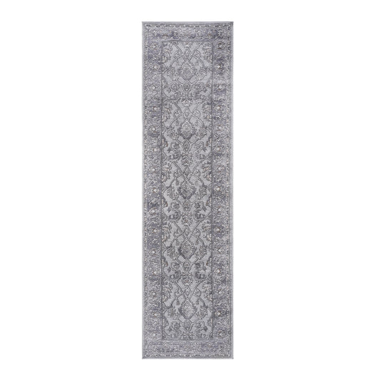 Loom & Luxe Ivory & Grey & Oriental Area Rug