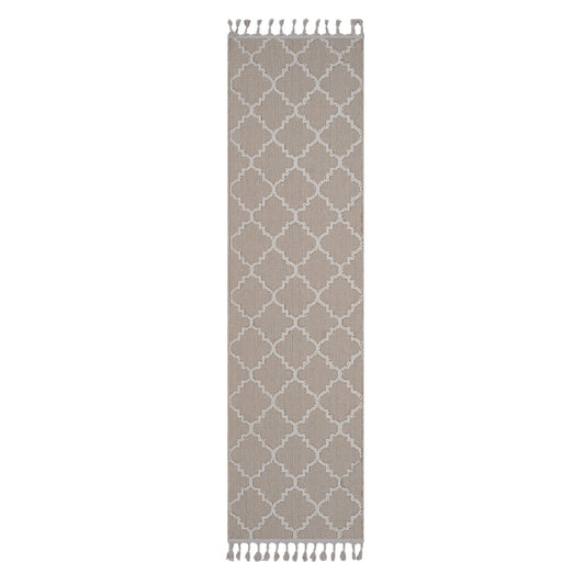 Loom & Luxe Ivory & Trellis Indoor/Outdoor Area Rug