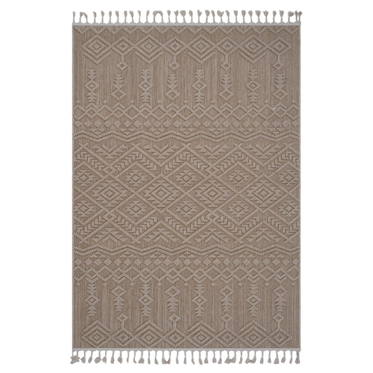 Loom & Luxe Natural & Traditional Indoor/Outdoor Area Rug