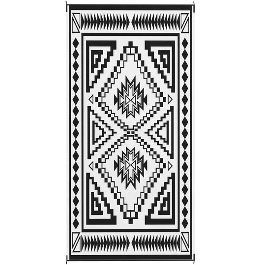 Outdoor Rug,Reversible Outdoor Rug, Waterproof Plastic Straw with Carry Bag