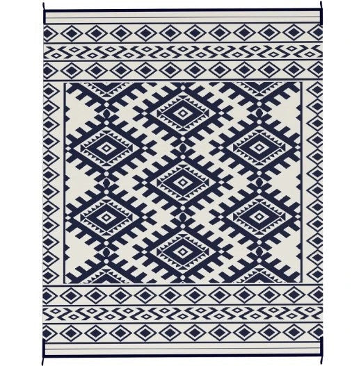 Reversible Rug,Portable Outside Camping Area Carpet Mat,Outdoor Rug for Patio for Decor,Reversible Rug