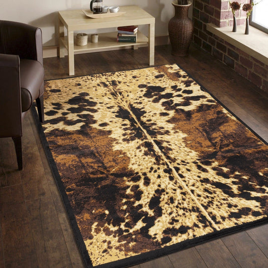 Tribes Black Southwest Area Rug — YLS4008