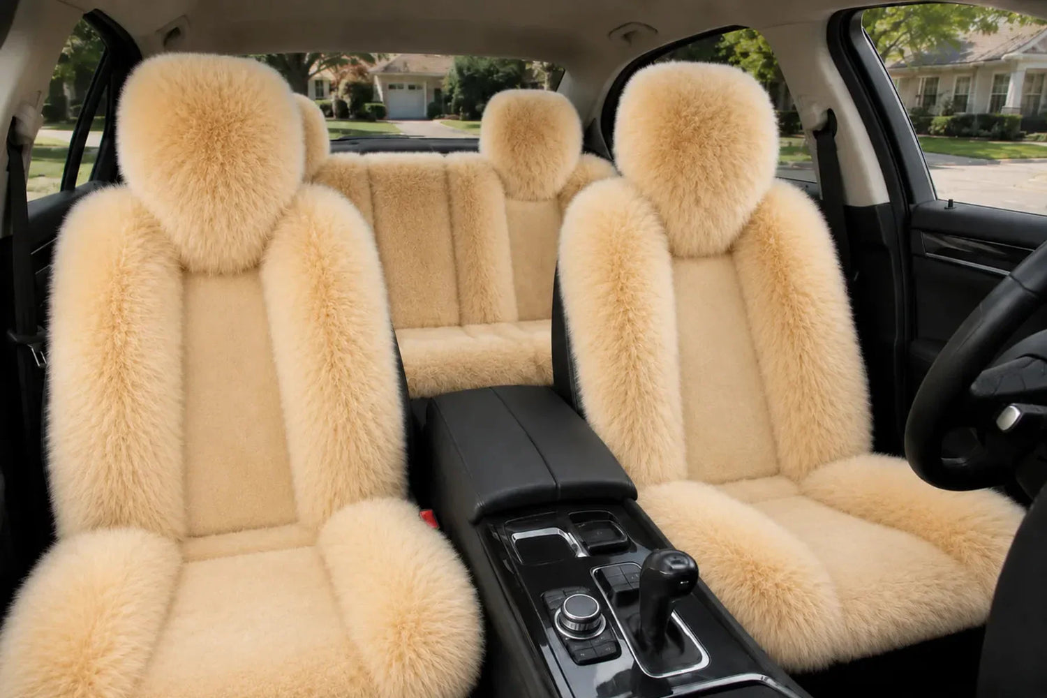 Natural wool car comfort selected by Capricornus Living