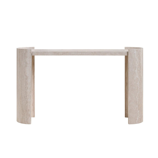 53.15 Inch Faux MARS marble Pattern Entryway Table for Living Room,Narrow Console Table wit, Modern Design MDF Skinny Sofa Table Entrance Table for – view 2