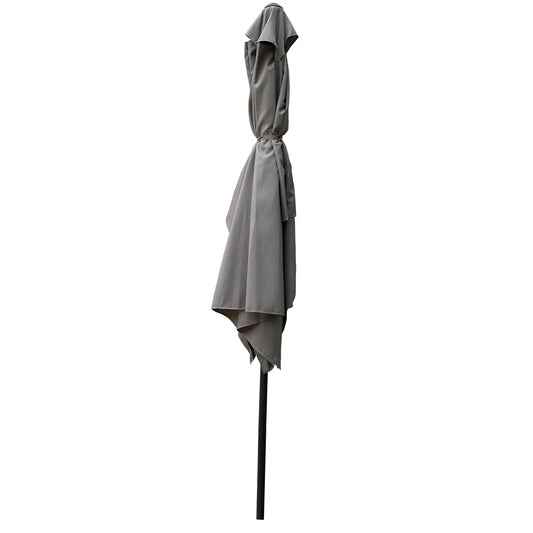 6 x 9ft Patio Umbrella Outdoor Waterproof Umbrella with Crank and Push Button Tilt without flap for Garden Backyard Pool Swimming Pool Market – view 2