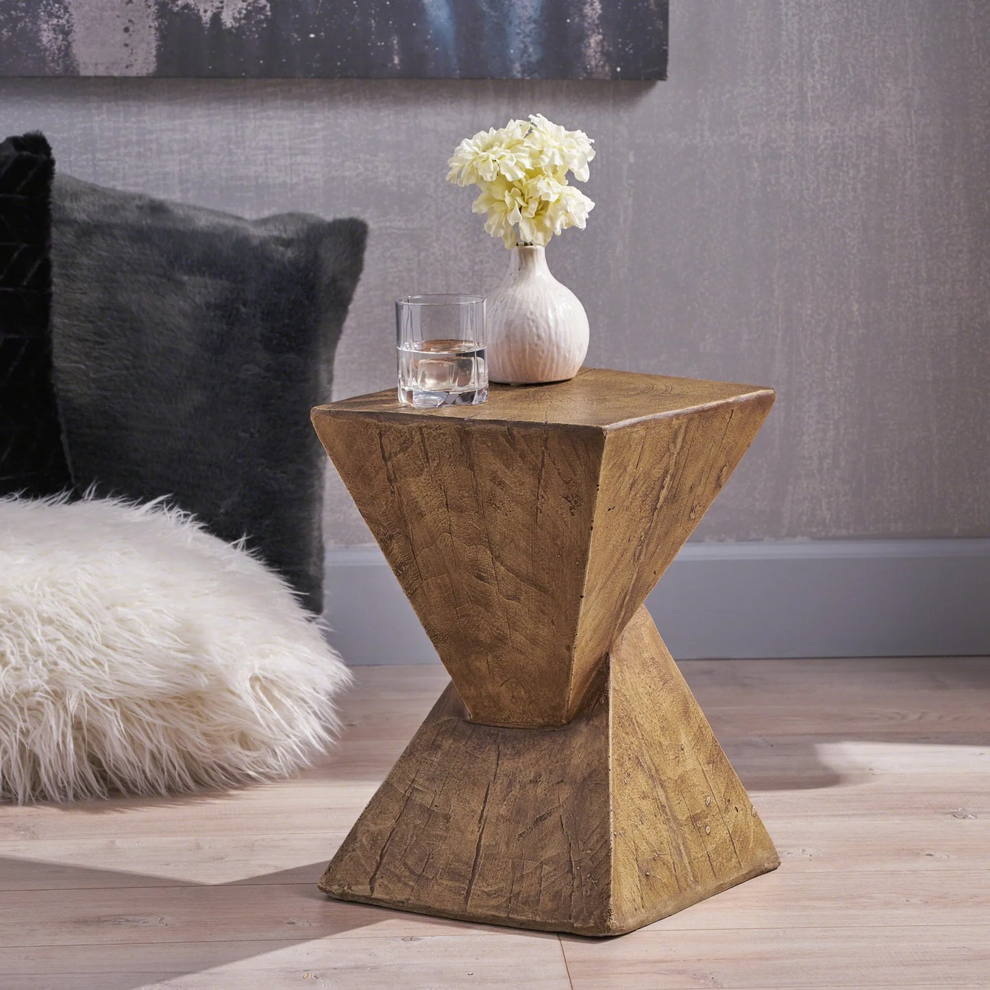TESS Modern Side Table – Stylish End Table Compatible with Living Room, Bedroom, or Office,Versatile Home Furniture,Natural Color (Original – view 3