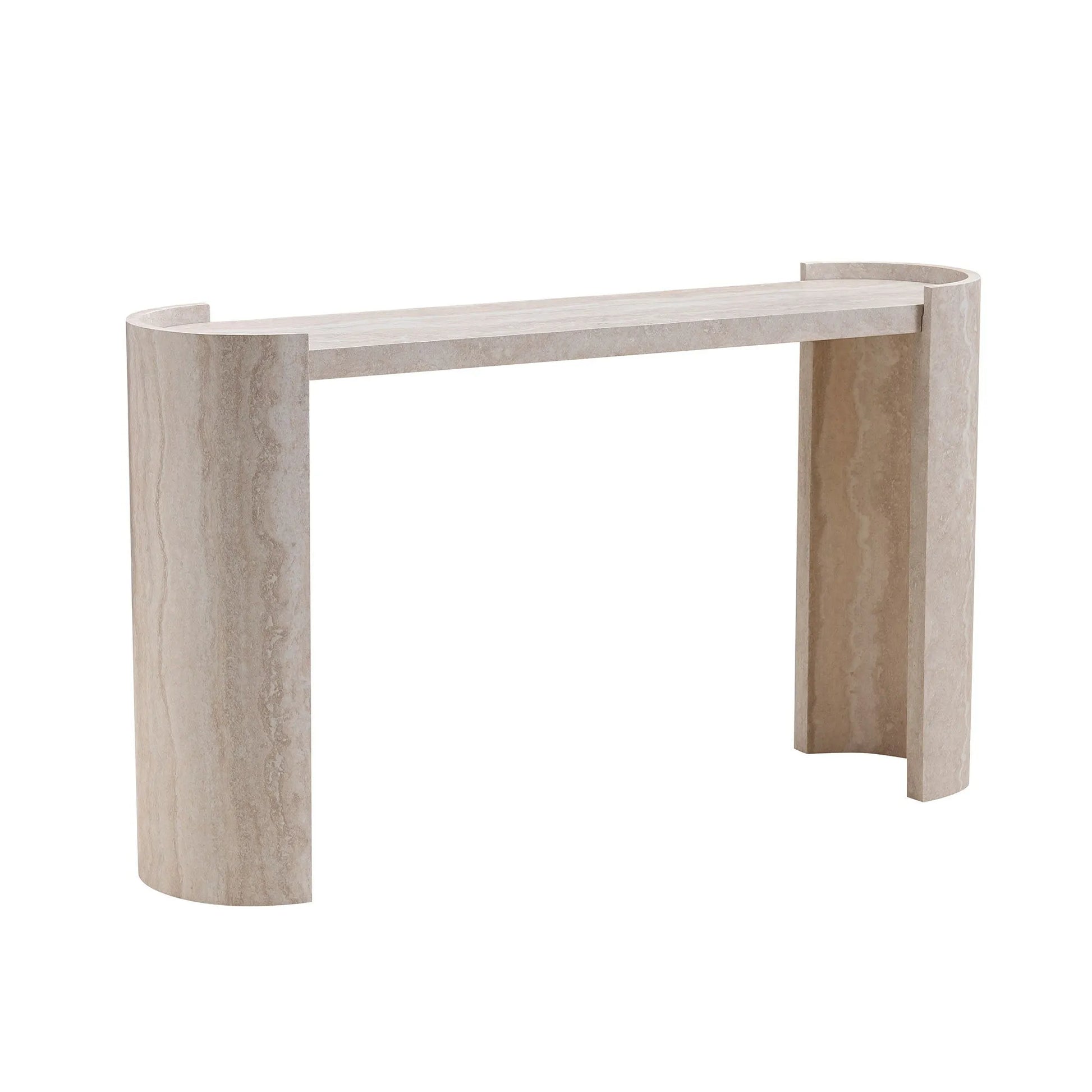 53.15 Inch Faux MARS marble Pattern Entryway Table for Living Room,Narrow Console Table wit, Modern Design MDF Skinny Sofa Table Entrance Table for – view 3