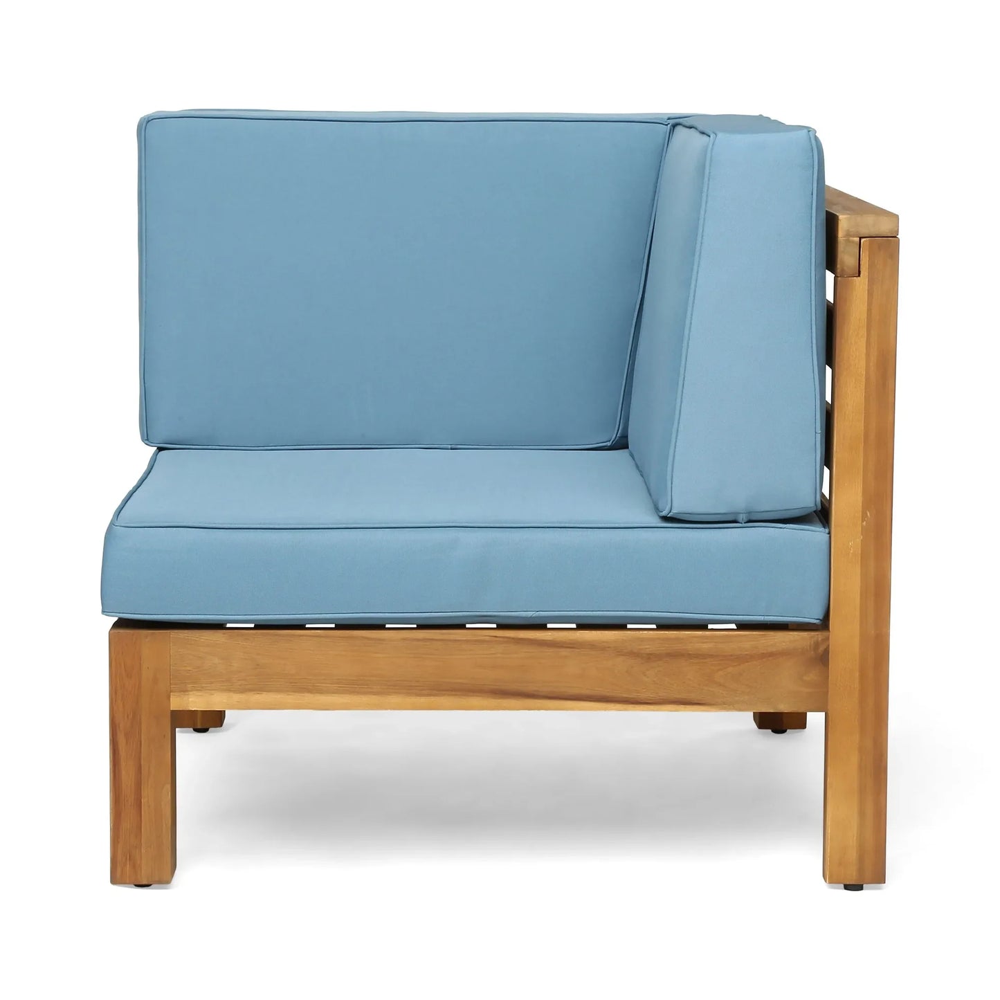 3-Piece LOVE SEAT SET WITH COFFEE TABLE, BLUE – view 4