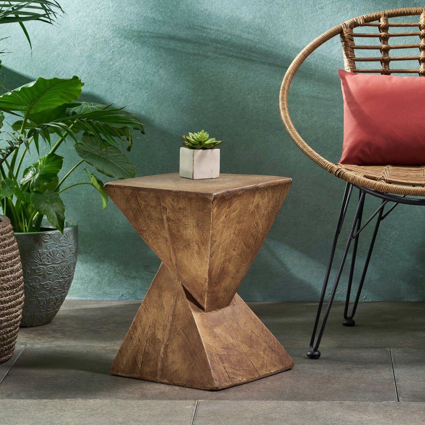 TESS Modern Side Table – Stylish End Table Compatible with Living Room, Bedroom, or Office,Versatile Home Furniture,Natural Color (Original – view 4