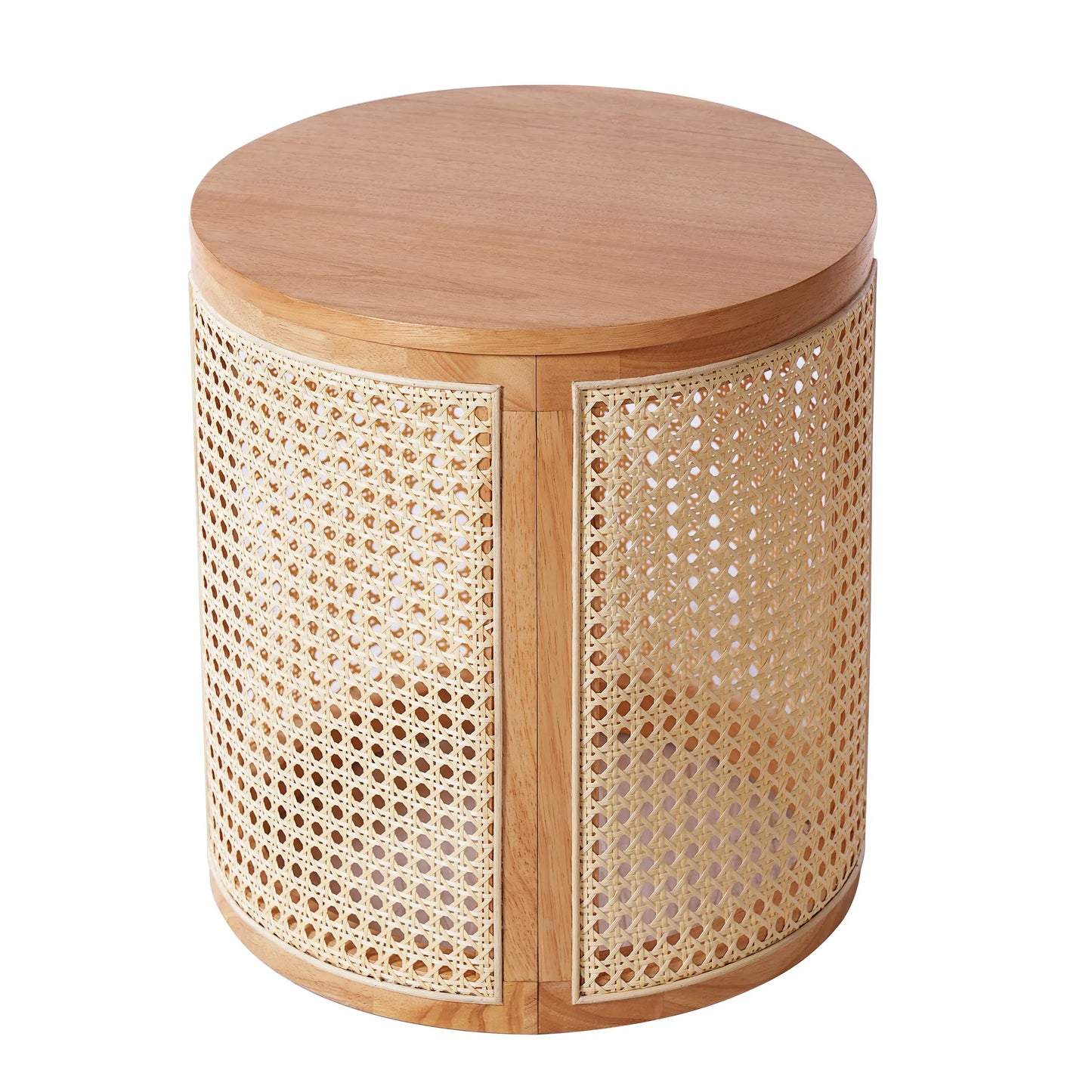 RUBBER SOLID WOOD SIDE TABLE,NATURAL COLOR – view 5