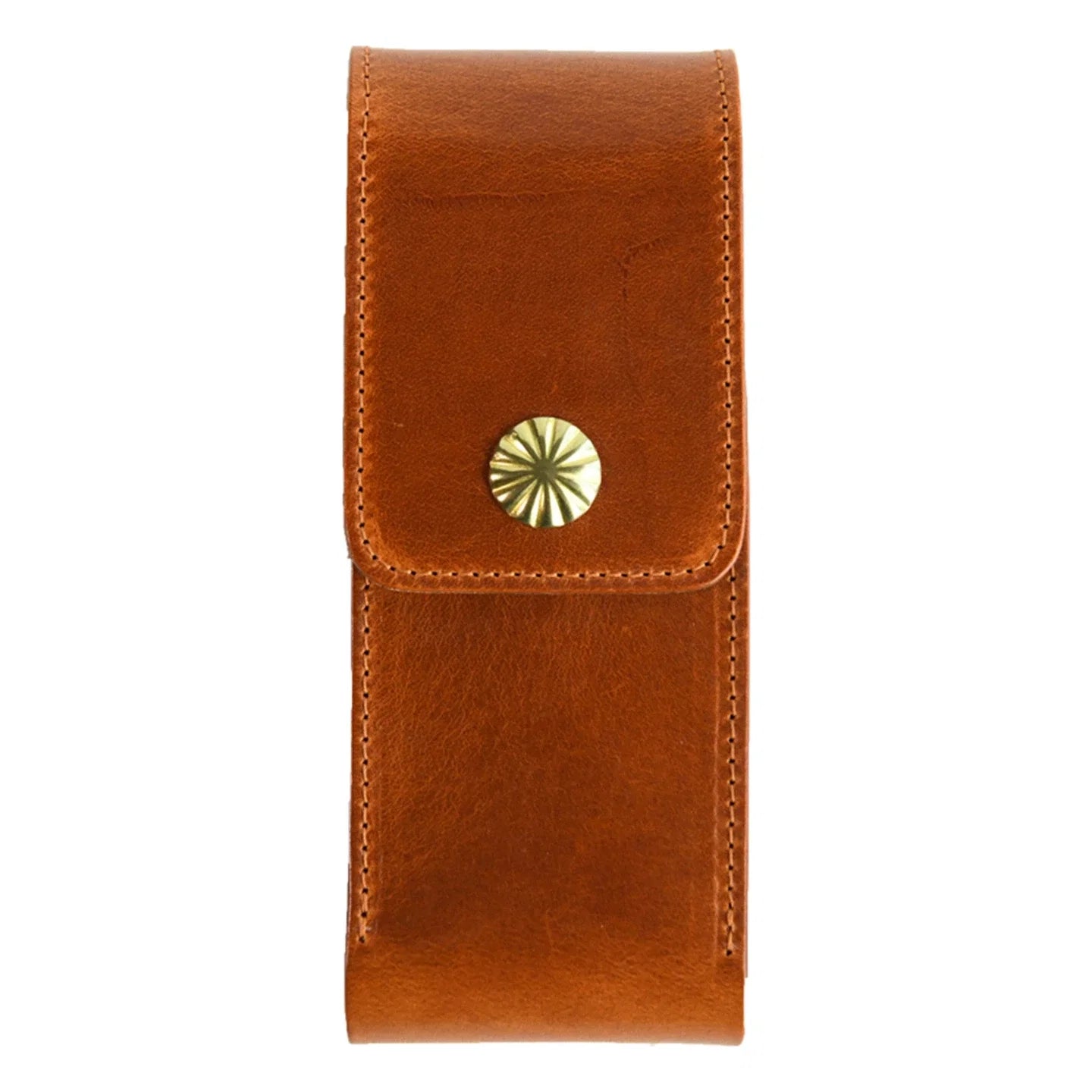Sunset tan leather fountain pen case clean product view