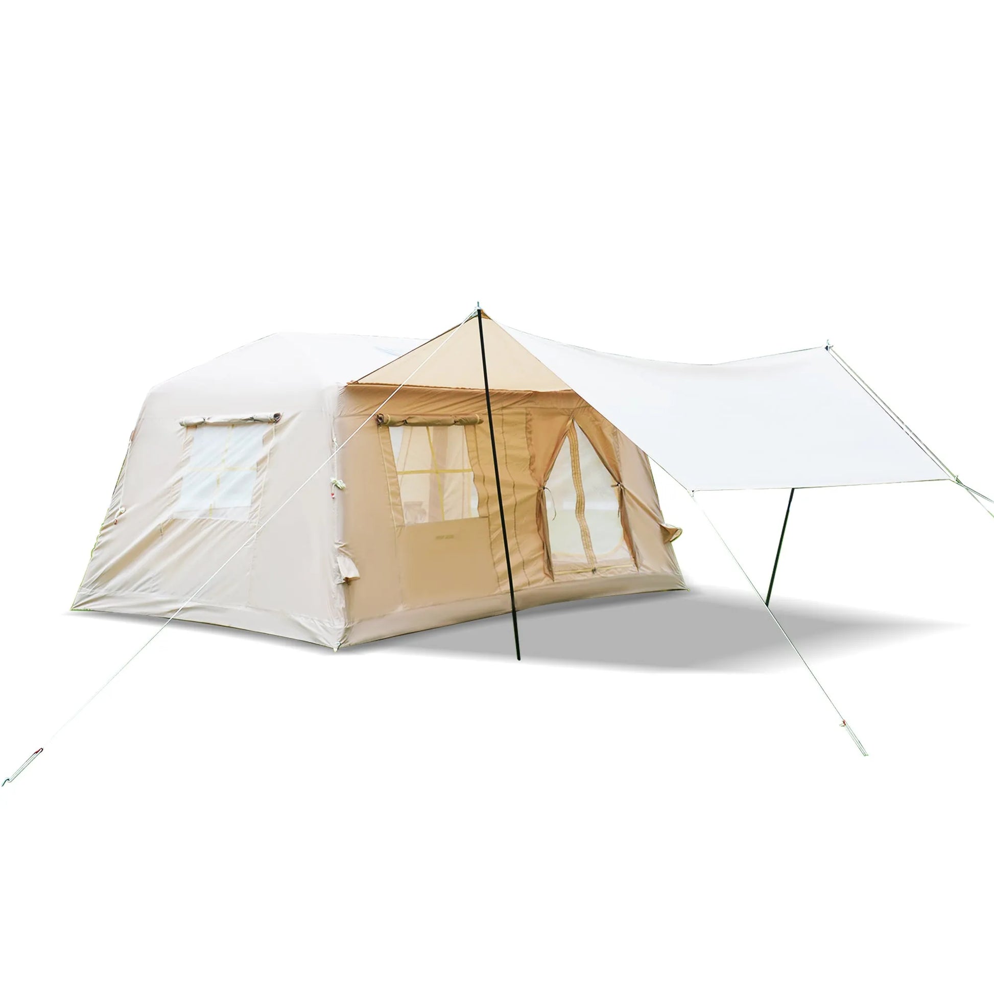 11 m ² Inflatable Tents for Camping, Blow Up Tent with Hand Pump, Easy Setup InflatableTent 4 Season Tent with Canopy , Waterproof Oxford Air – view 5