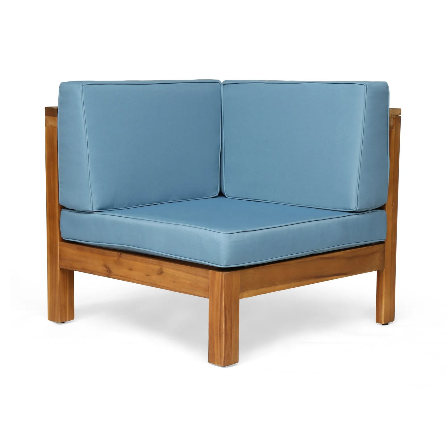 3-Piece LOVE SEAT SET WITH COFFEE TABLE, BLUE – view 6
