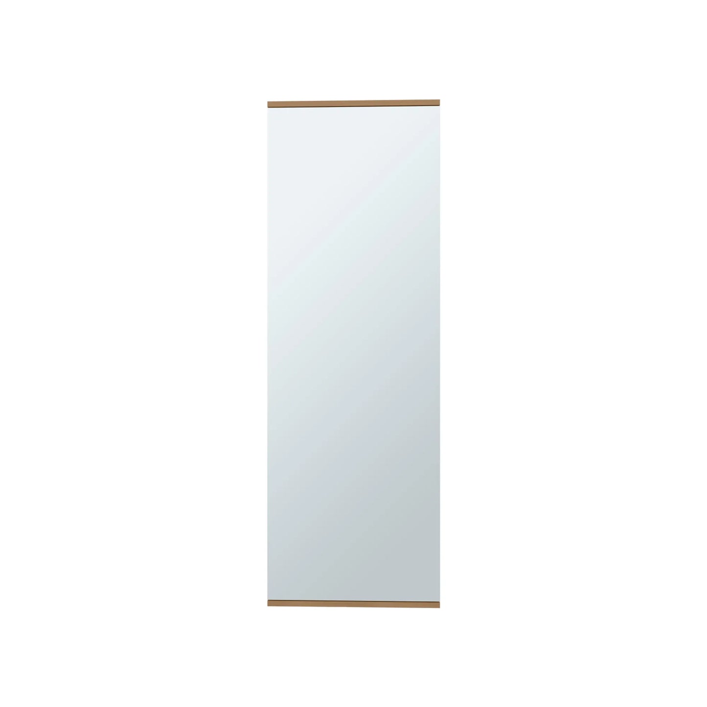 Wall Mounted Shoe Rack With Mirror, Single Door, Capacity For Ten Shoes Natural Oak – view 6