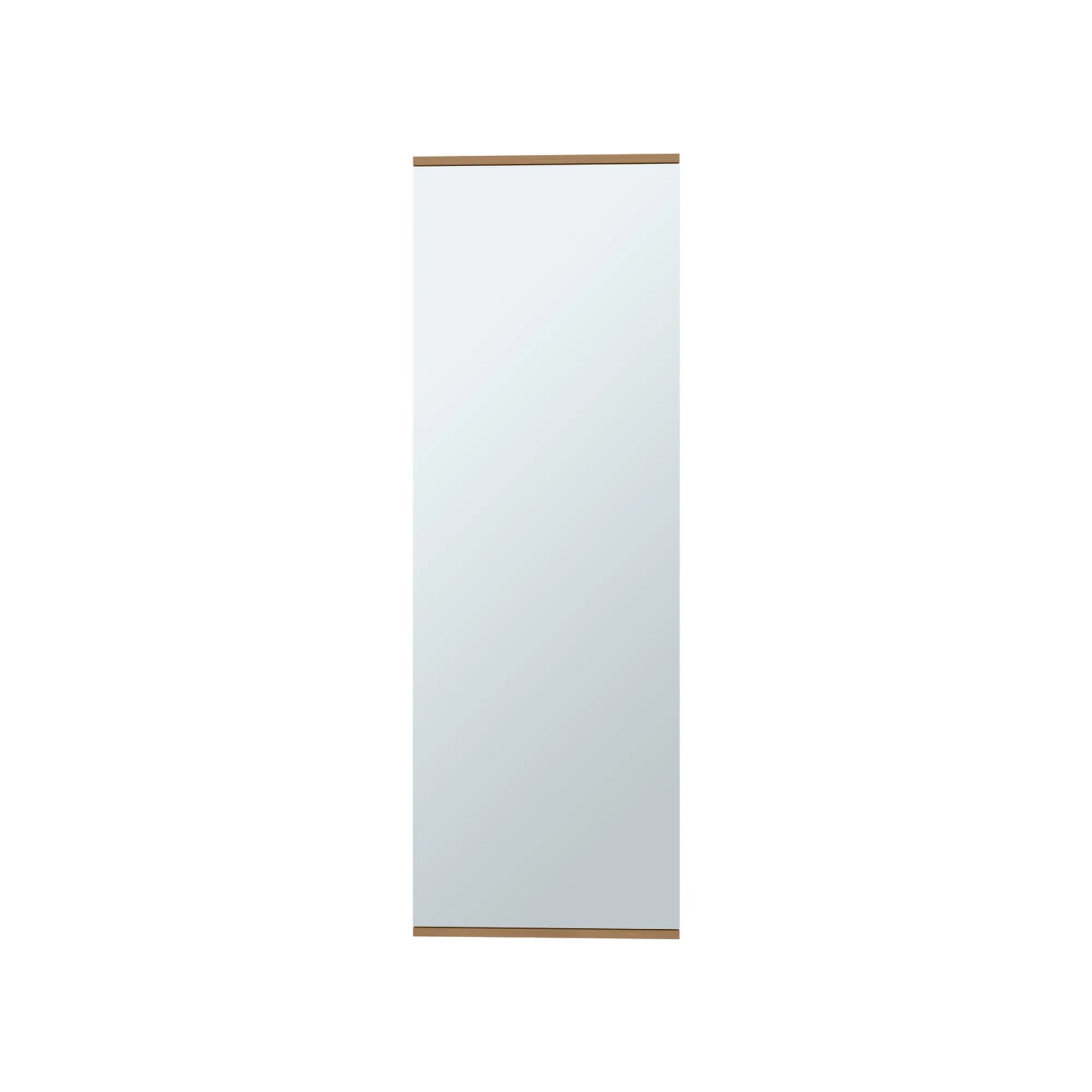 Wall Mounted Shoe Rack With Mirror, Single Door, Capacity For Ten Shoes Natural Oak – view 6