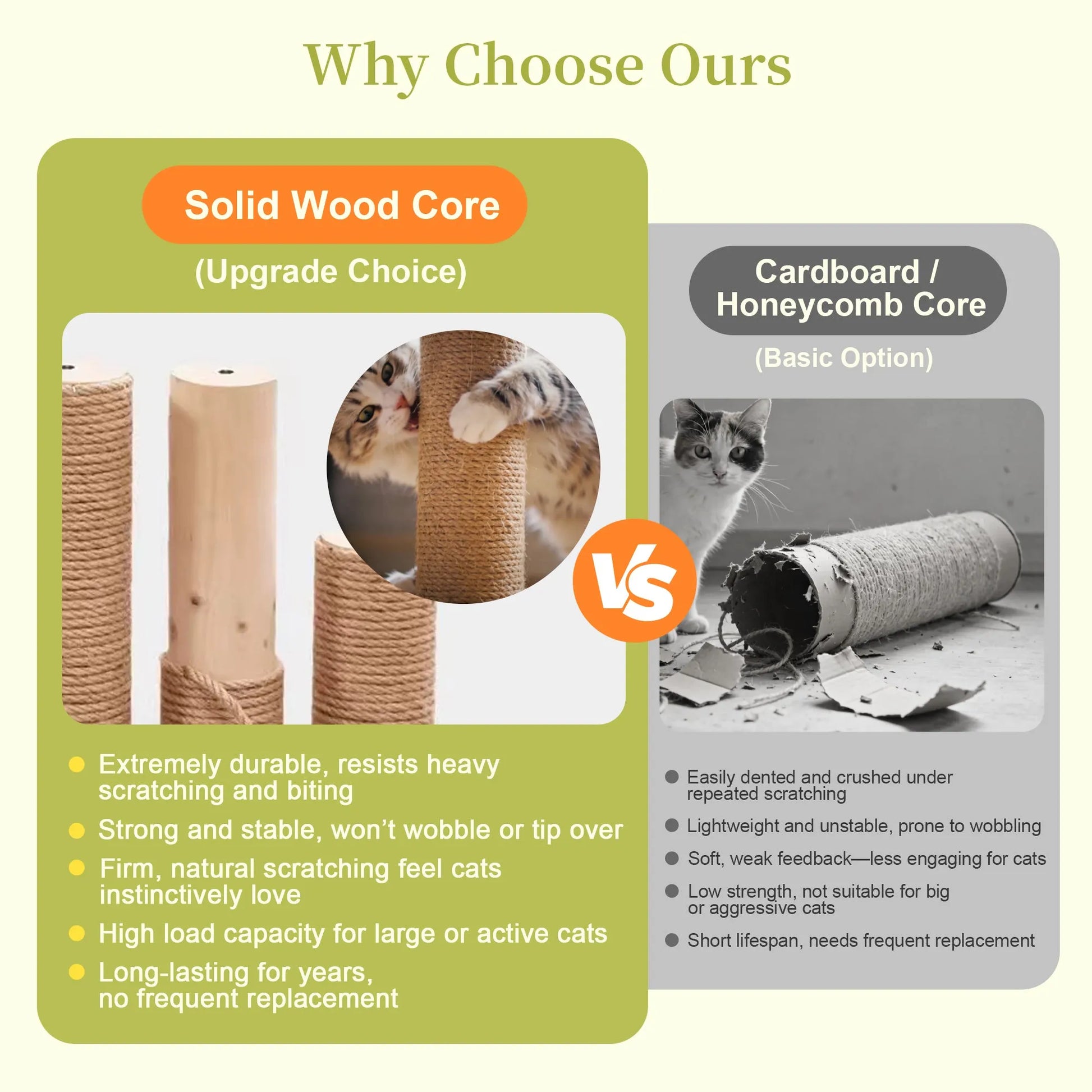4 Tiers Outdoor Cat House Weatherproof Cat Tree Tower with Waterproof Roof and 2 Doors , Feral Cat Shelter Outside Enclosure, Multi-Level Play Zones – view 6
