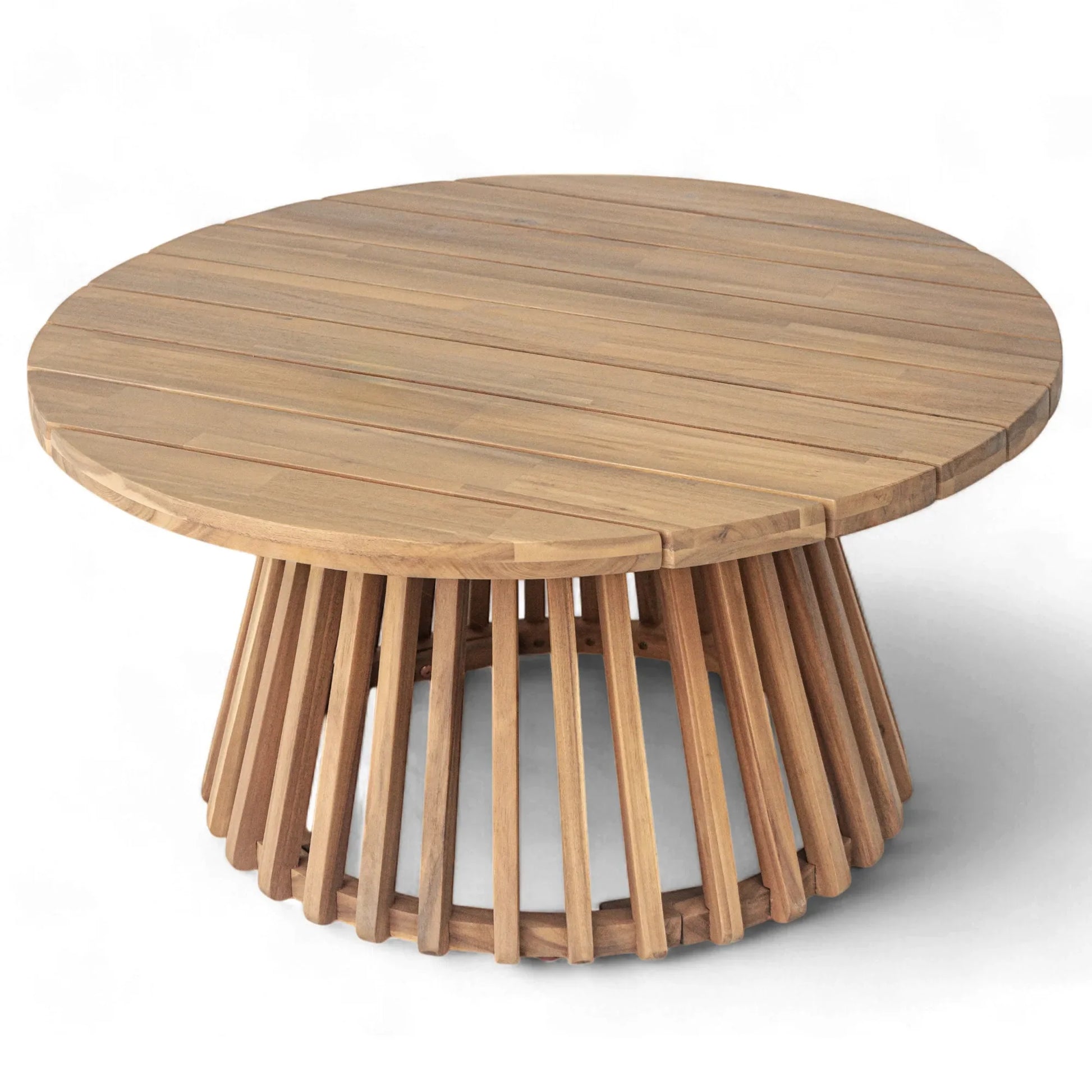 Acacia Wood Patio Coffee Table – view 6