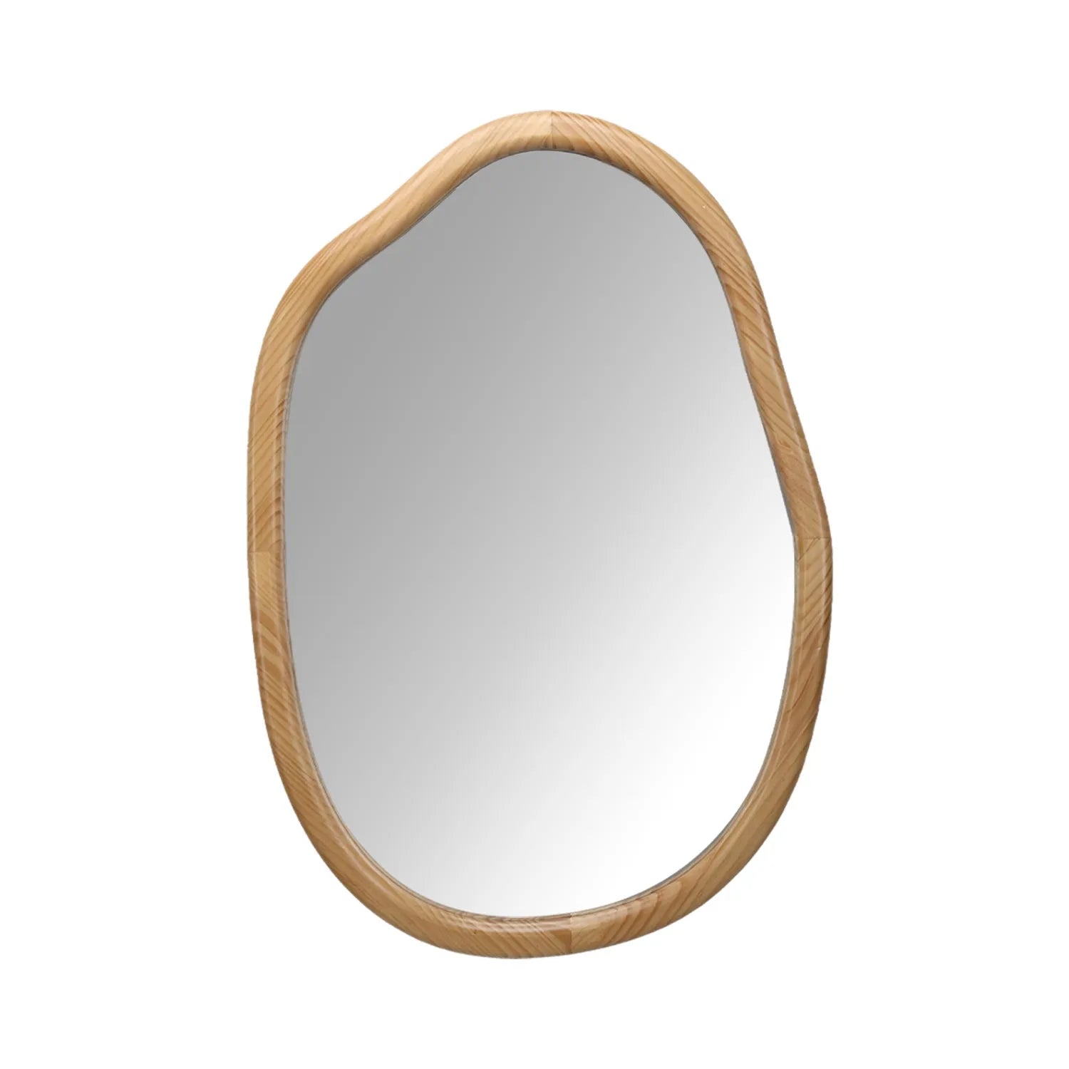 Irregular Wall Mirror Decorative, Asymmetrical Mirror for Wall Decor, Wavy Accent Mirrors for Living Room Bathroom Bedroom Entryway, Abstract – view 6