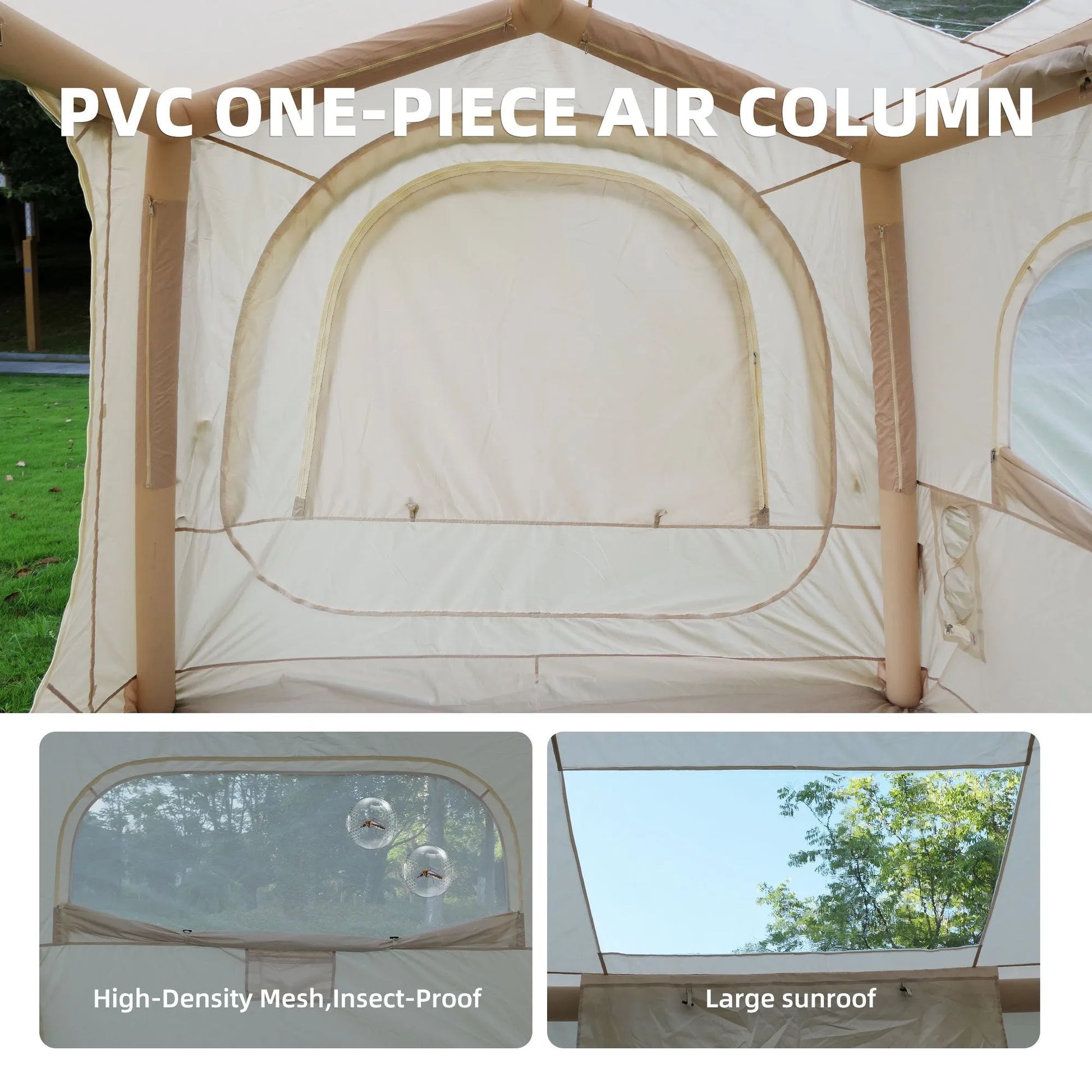 Inflatable Tents for Camping,suv tent , Easy Setup InflatableTent 4 Season Tent, Waterproof Oxford Air Glamping Tents for Camping Adult 4/6/8 Person – view 6
