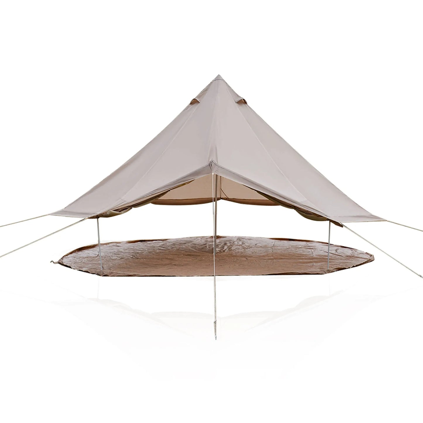 4 Season Bell Tent 16.4FT, Beige Waterproof Glamping Yurt Tent with Stove Jack, Fits 10 People Family Camping Tent for Outdoor Parties & Camping – view 6