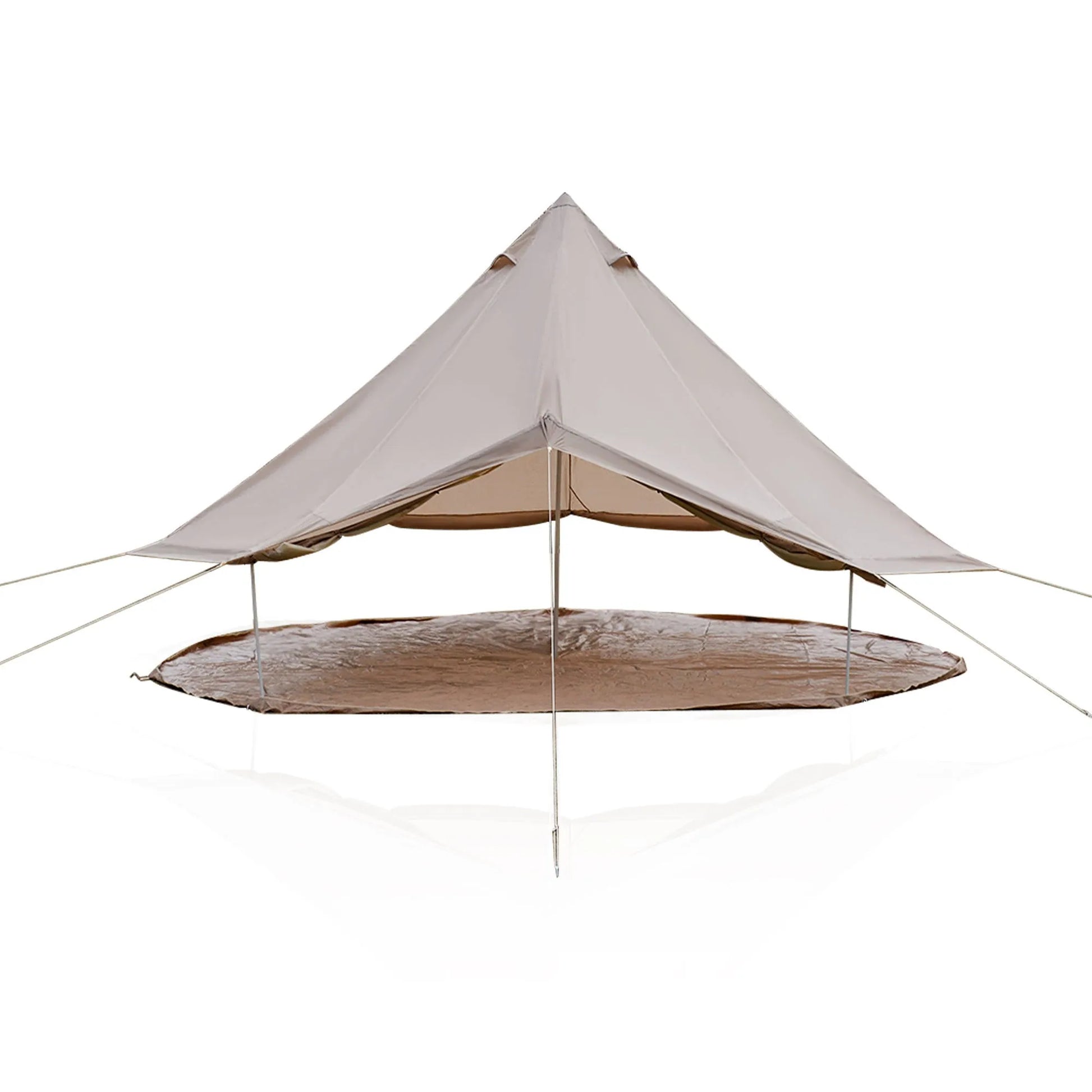 4 Season Bell Tent 16.4FT, Beige Waterproof Glamping Yurt Tent with Stove Jack, Fits 10 People Family Camping Tent for Outdoor Parties & Camping – view 6