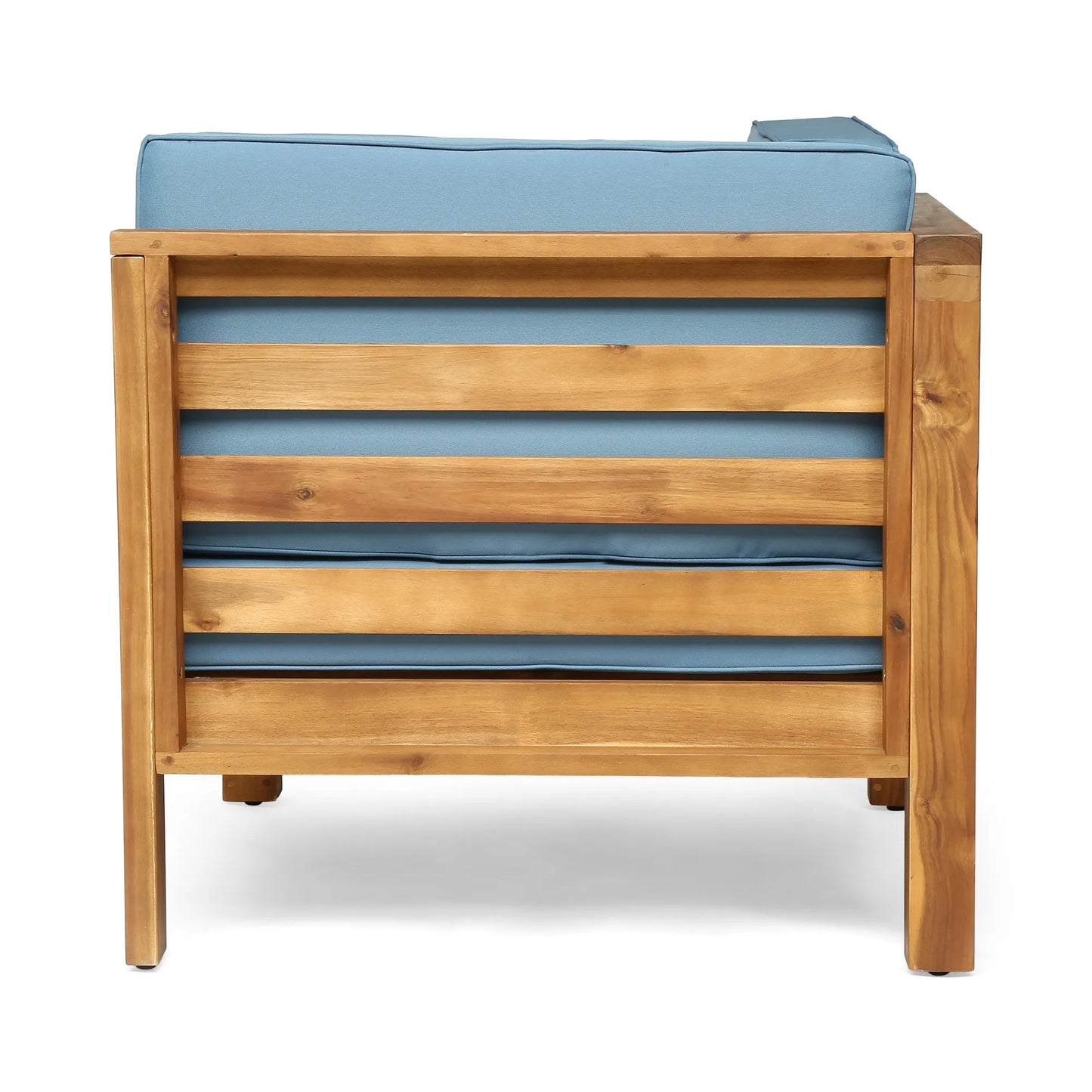 3-Piece LOVE SEAT SET WITH COFFEE TABLE, BLUE – view 7