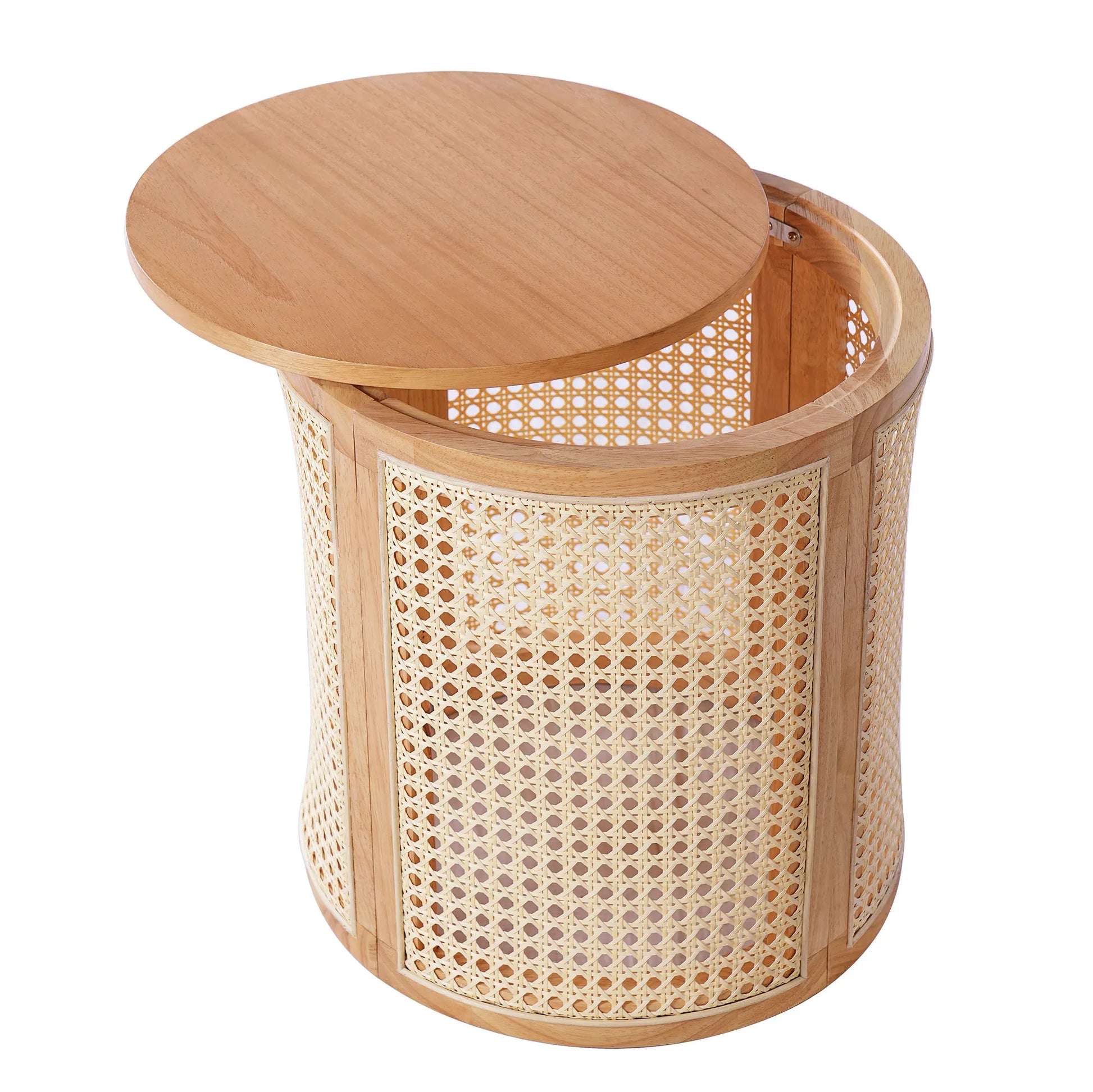 RUBBER SOLID WOOD SIDE TABLE,NATURAL COLOR – view 7