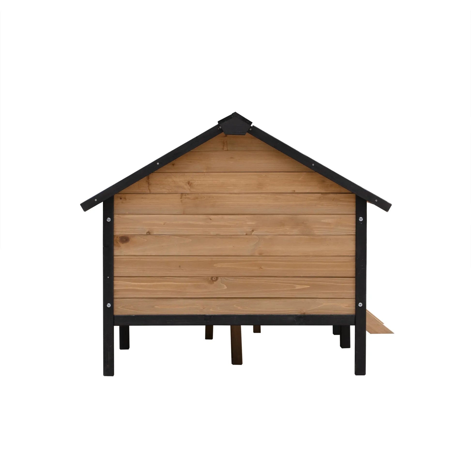 Outdoor Large Wooden Cabin House Style Wooden Dog Kennel with Porch – view 7