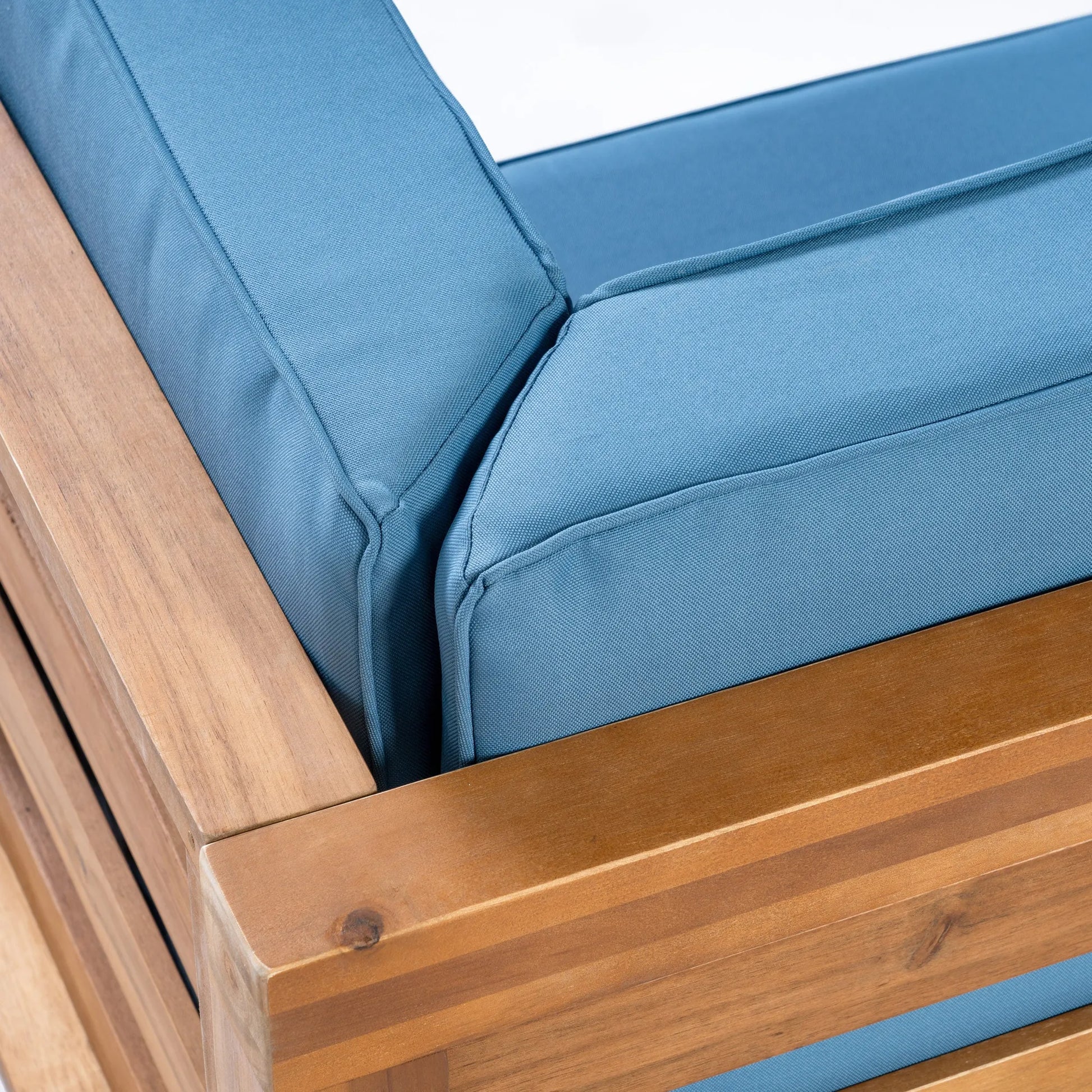 3-Piece LOVE SEAT SET WITH COFFEE TABLE, BLUE – view 8