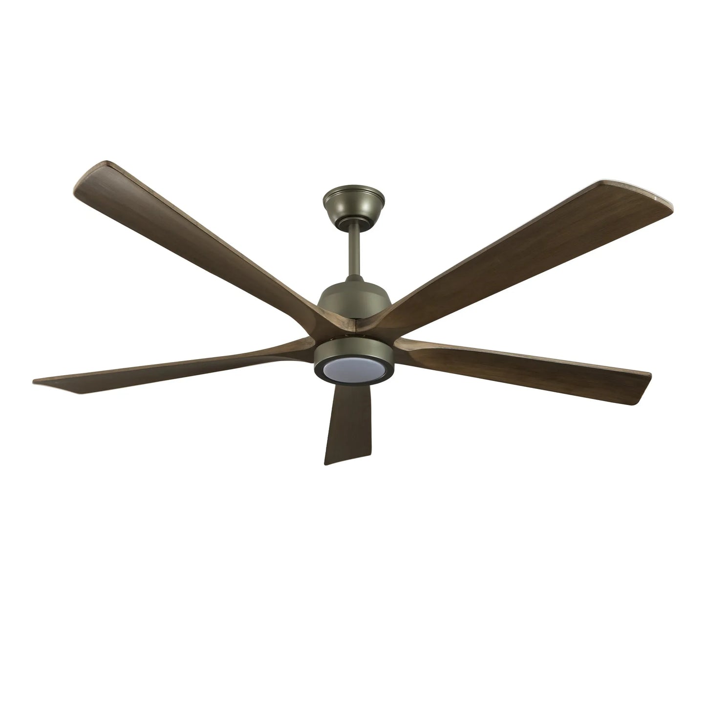 60' Modern Wood Ceiling Fan with Light and Remote Control,6-Speed Noiseless Reversible DC Motor, Ceiling Fan for Kitchen Dinning Living Room – view 8