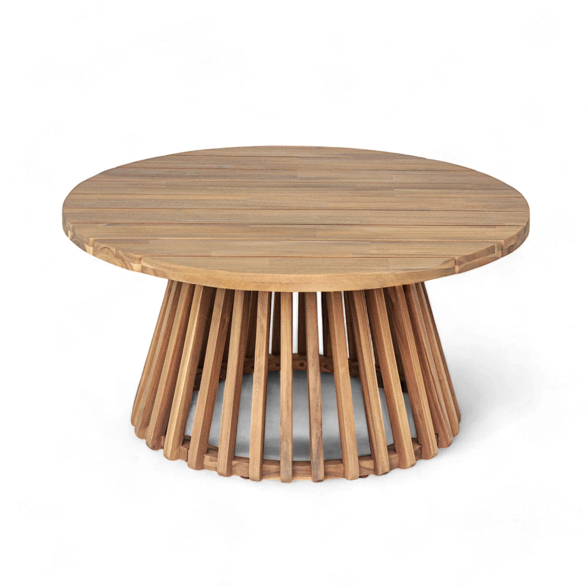 Acacia Wood Patio Coffee Table – view 9