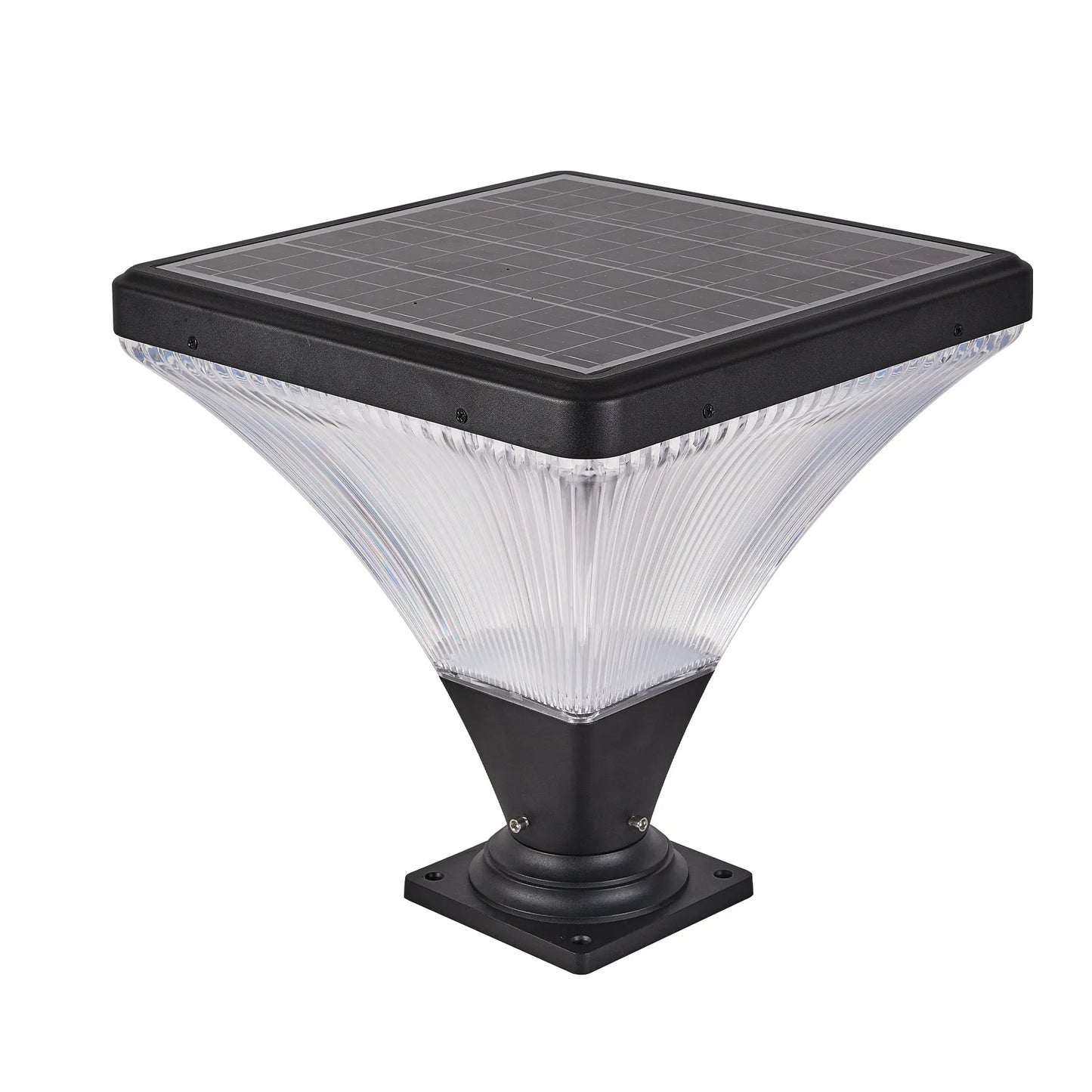 15' Black Outdoor Post Light - LED with Remote Control, Dimmable, Timer Function, Weatherproof for Yard, Garden, Pathway (1-Pack) – view 9