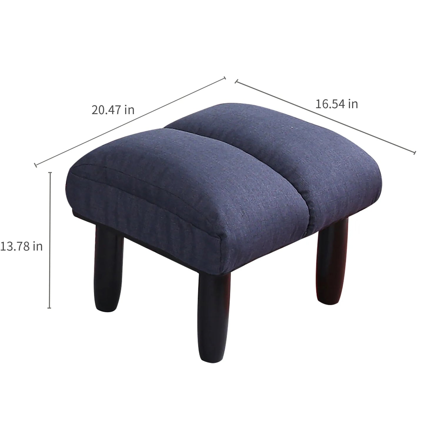 Navy Adjustable Japanese Reclining Floor Chair Sofa with Metal Frame for Living Room & Balcony – view 10