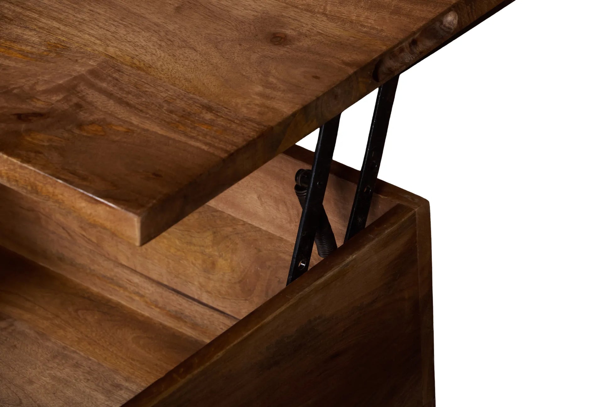 Solid Wood Lift Top Rectangle Coffee Table – view 11