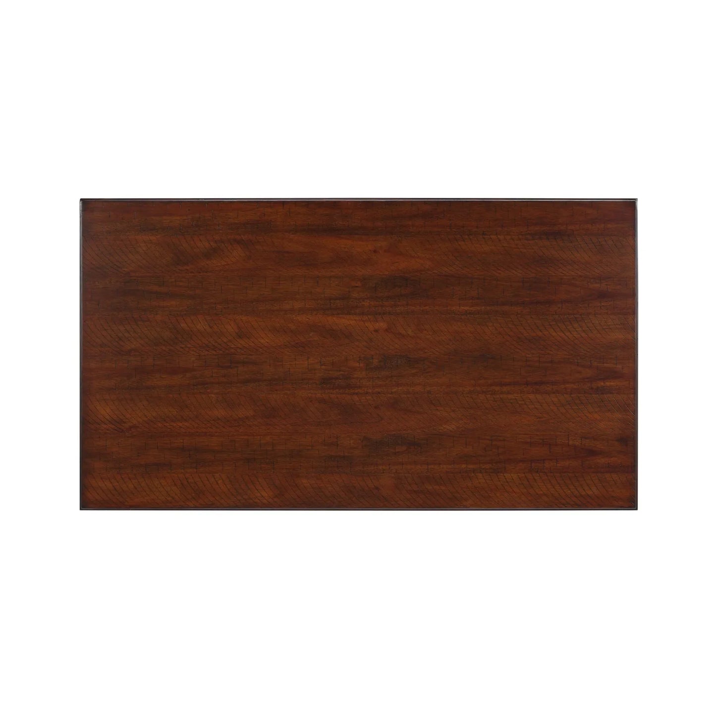 Rectangular Wooden Coffee Table with Storage Drawer, Vintage Cocktail Table with Solid Wood Gourd-Shaped Legs for Living Room,No-Tools Assembly – view 12
