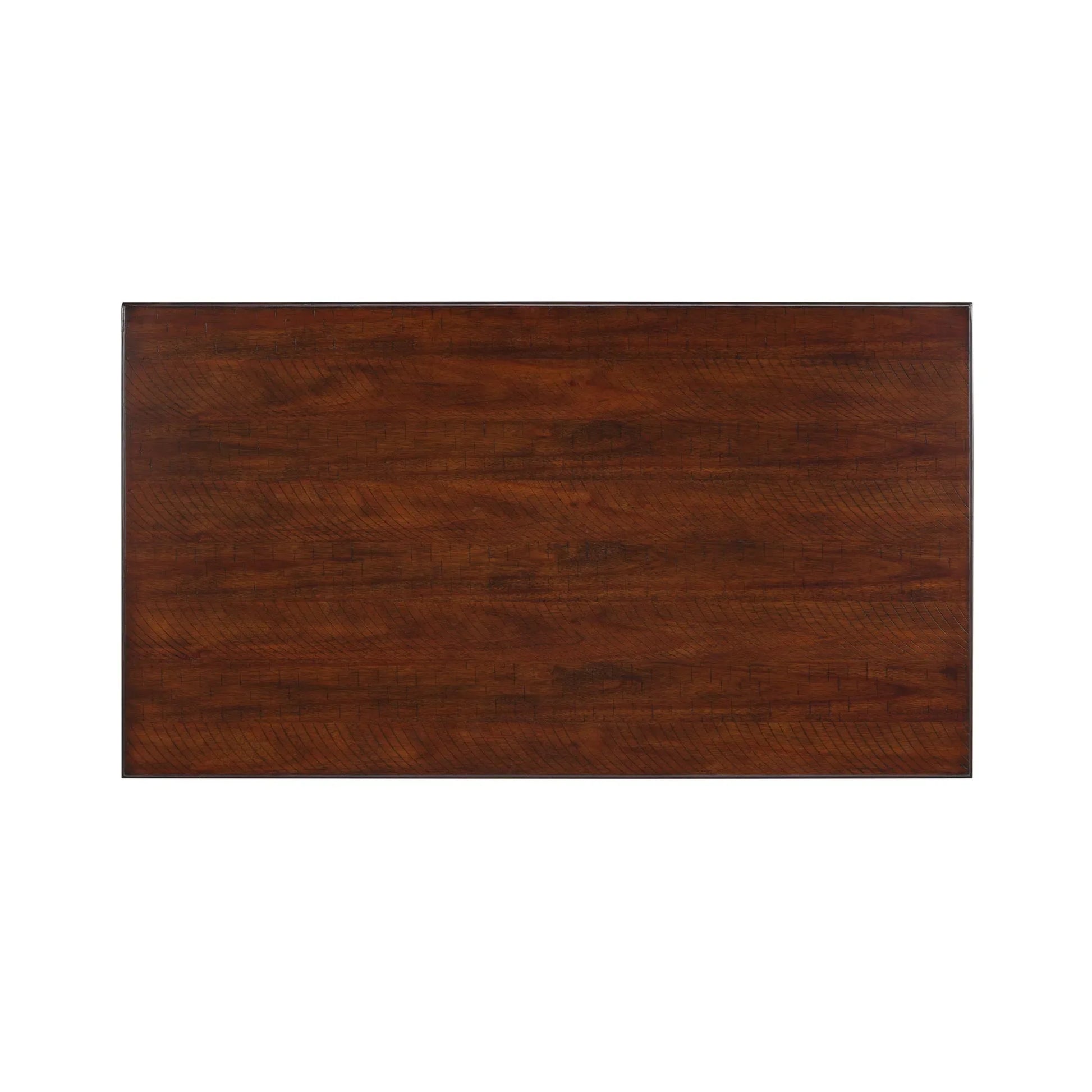 Rectangular Wooden Coffee Table with Storage Drawer, Vintage Cocktail Table with Solid Wood Gourd-Shaped Legs for Living Room,No-Tools Assembly – view 12