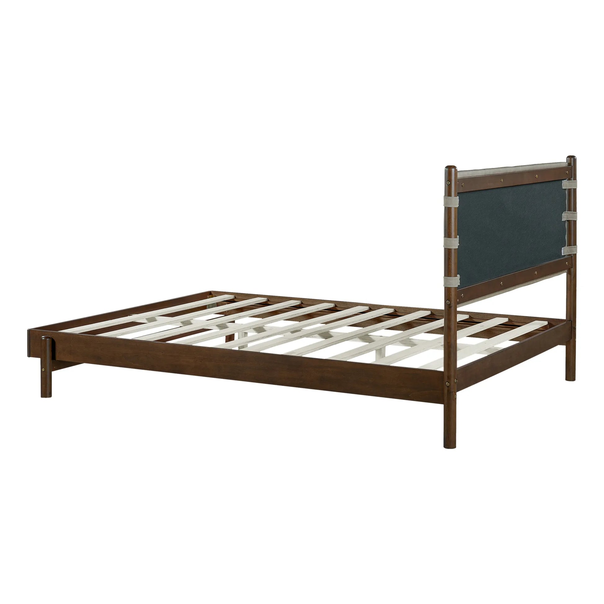 Modern Queen Bed Frame Set with 2 Nightstands, Light Gray Wood Platform Bed with Headboard and Matching Bedside Tables for Bedroom – view 15