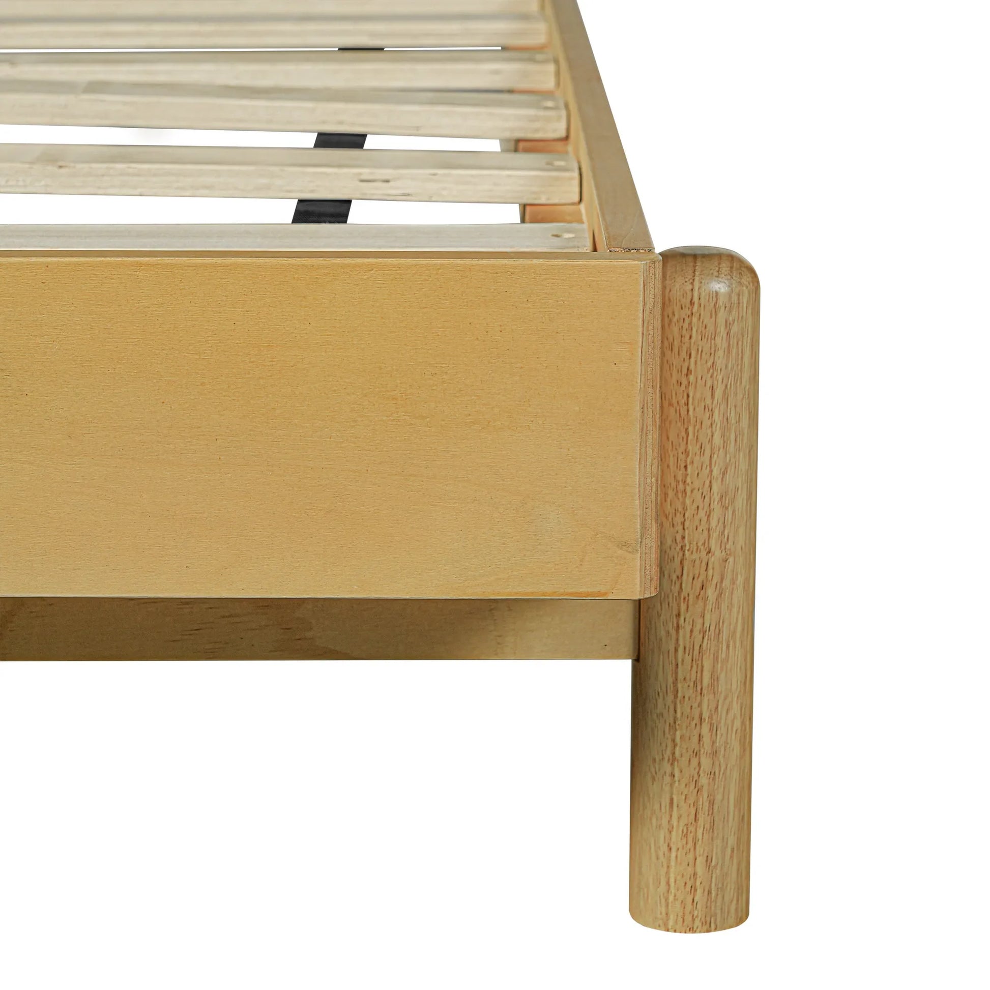 Modern Queen Bed Frame Set with 2 Nightstands, Beige Wood Platform Bed with Headboard and Matching Bedside Tables for Bedroom – view 16