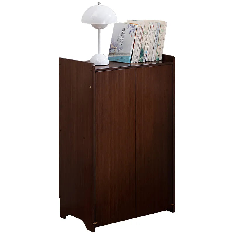 Bamboo Folding Desk, Foldable Desk for Small Space, Computer Desk with Hidden Storage, Mid Century Foldable Table for Home Office and Bedroom (Walnut – view 16