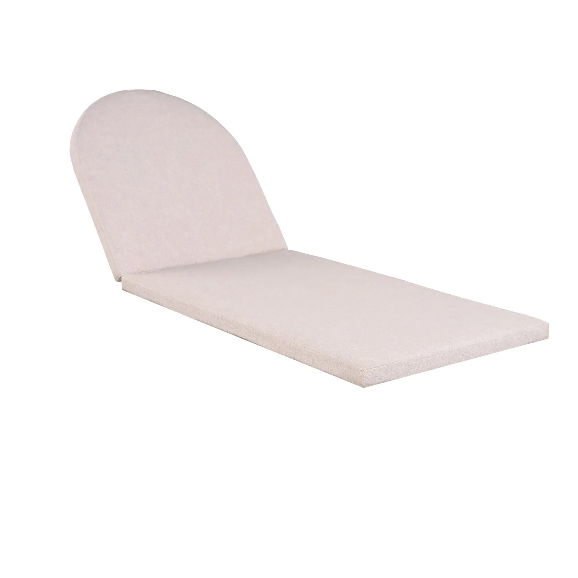Outdoor Chaise Lounge Chair, Acacia wood Pool Chair with Adjustable Backrest and Cushion, Outdoor Lounge Chair for Beach, Yard, or Poolside (Beige – view 18