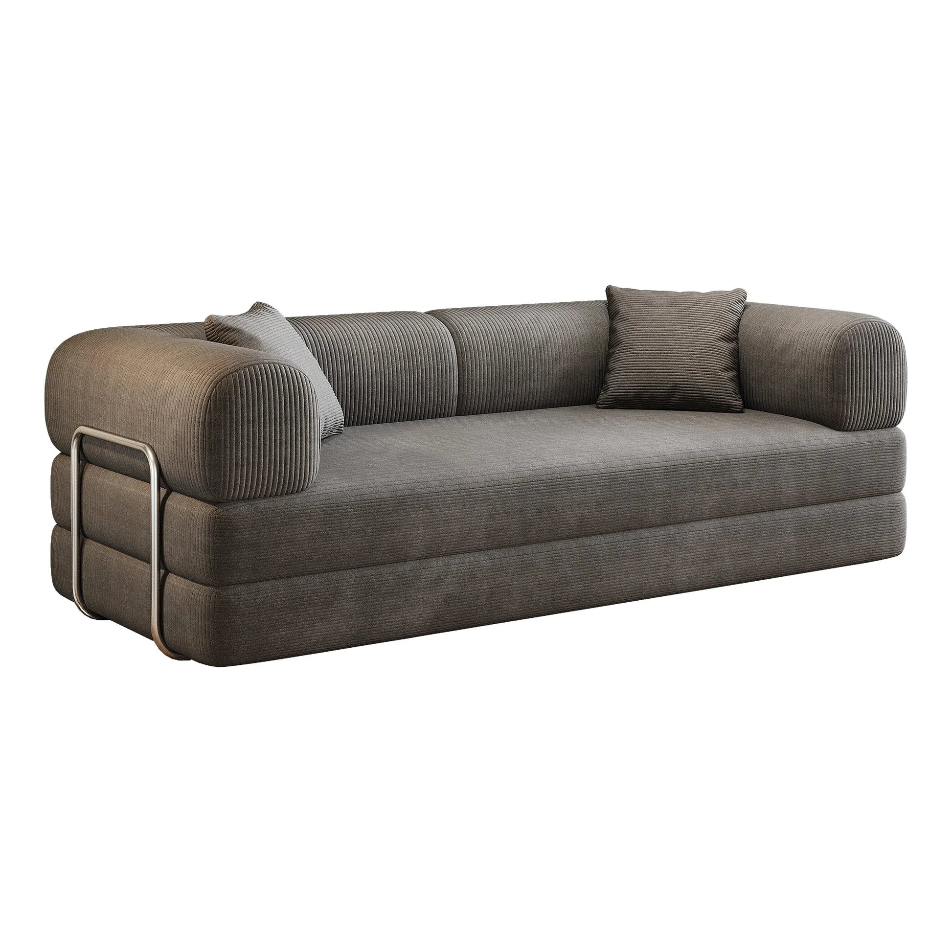 78.8' Compression Sofa,Convertible Floor Sofa Bed-with Pillow Back Support Armrest,Comfy Futon Couch Sleeper Bed,Loveseats Boneless Modular Sectional – view 18