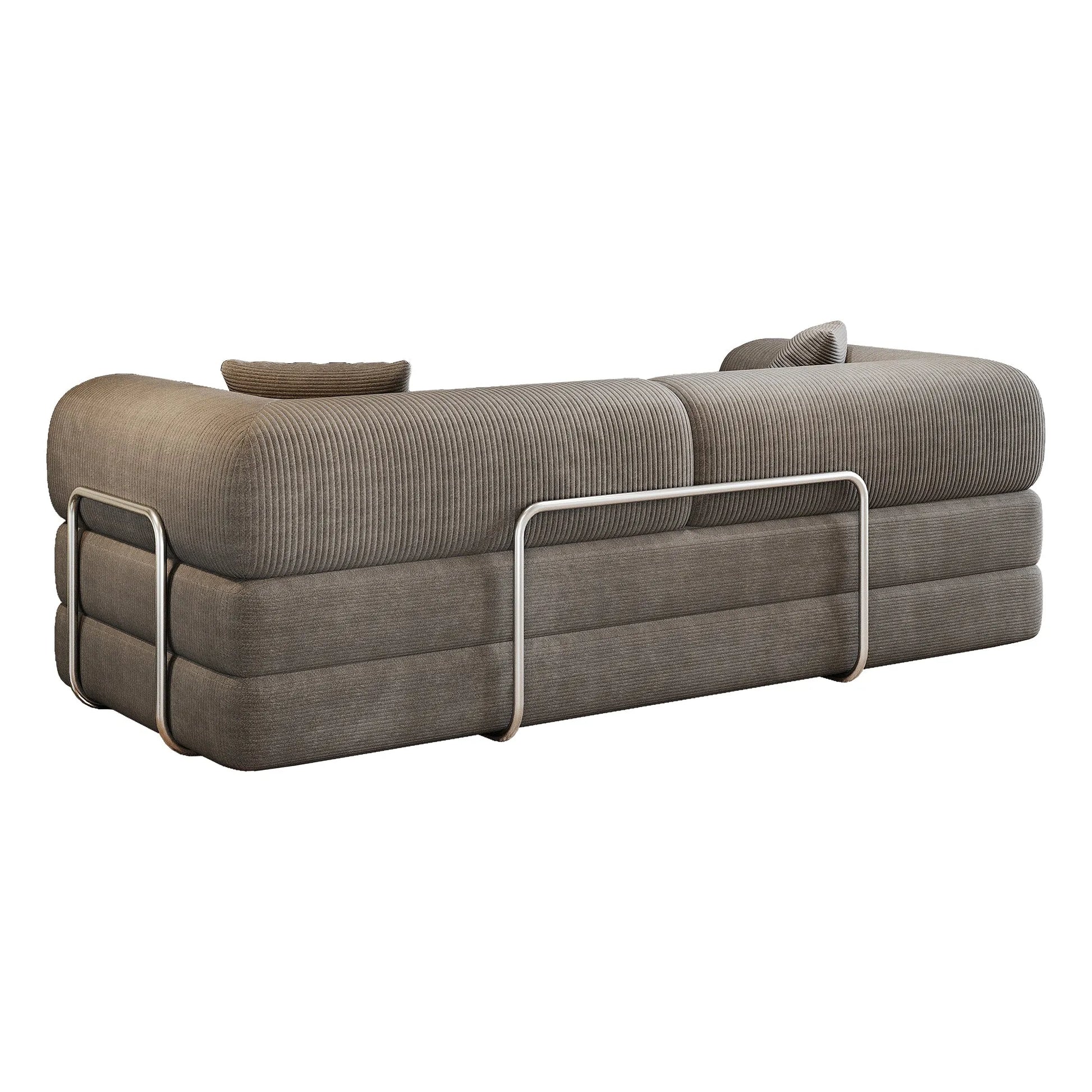 78.8' Compression Sofa,Convertible Floor Sofa Bed-with Pillow Back Support Armrest,Comfy Futon Couch Sleeper Bed,Loveseats Boneless Modular Sectional – view 20