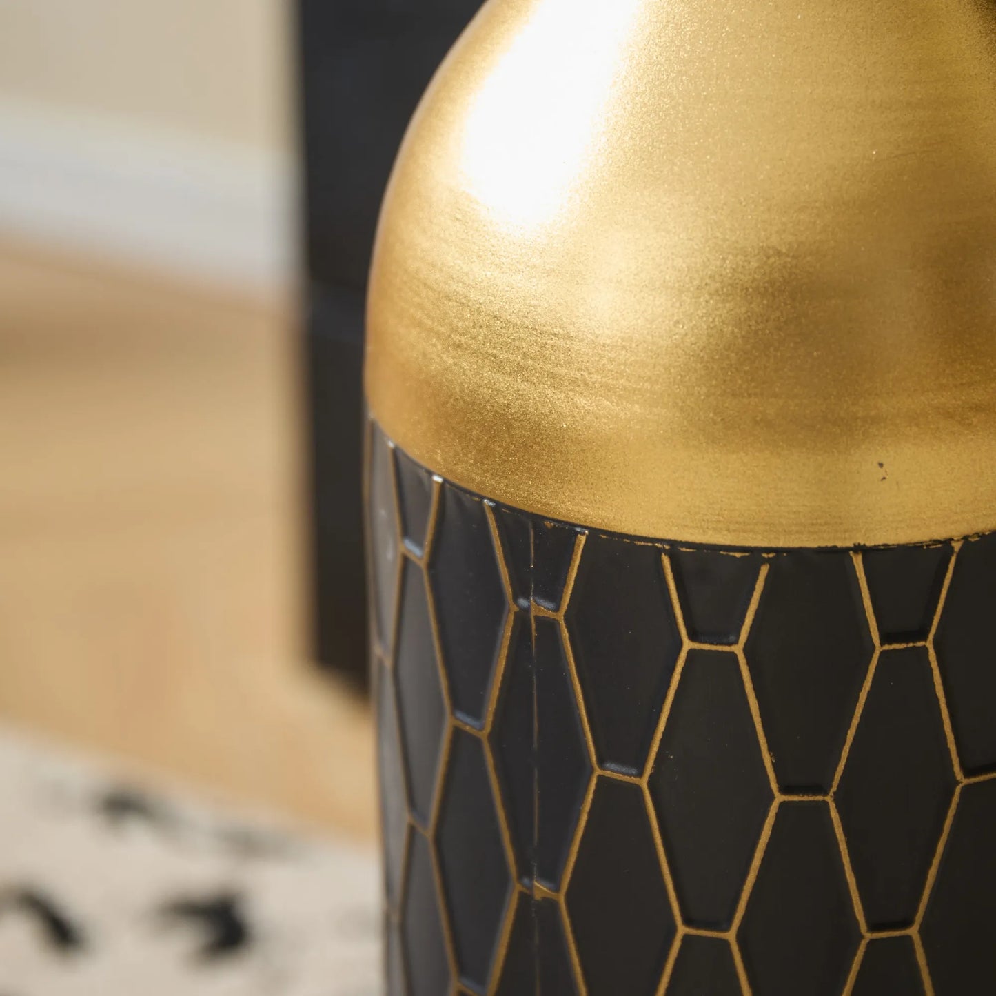 Elegant Floor Vase Set – Gold & Black Metal Decorative Vases – 3-Piece Set for Floral Display, Wedding & Gift Décor – view 21