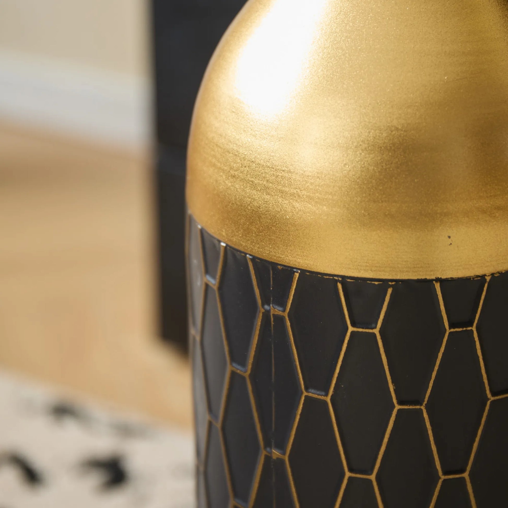 Elegant Floor Vase Set – Gold & Black Metal Decorative Vases – 3-Piece Set for Floral Display, Wedding & Gift Décor – view 21