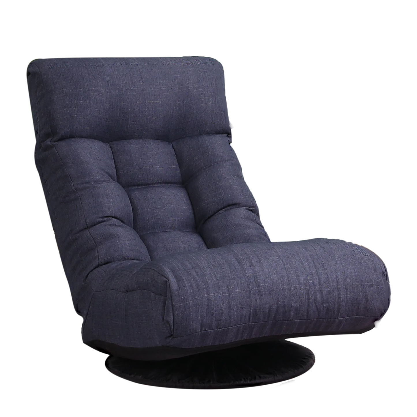 Navy Adjustable Japanese Reclining Floor Chair Sofa with Metal Frame for Living Room & Balcony – view 22