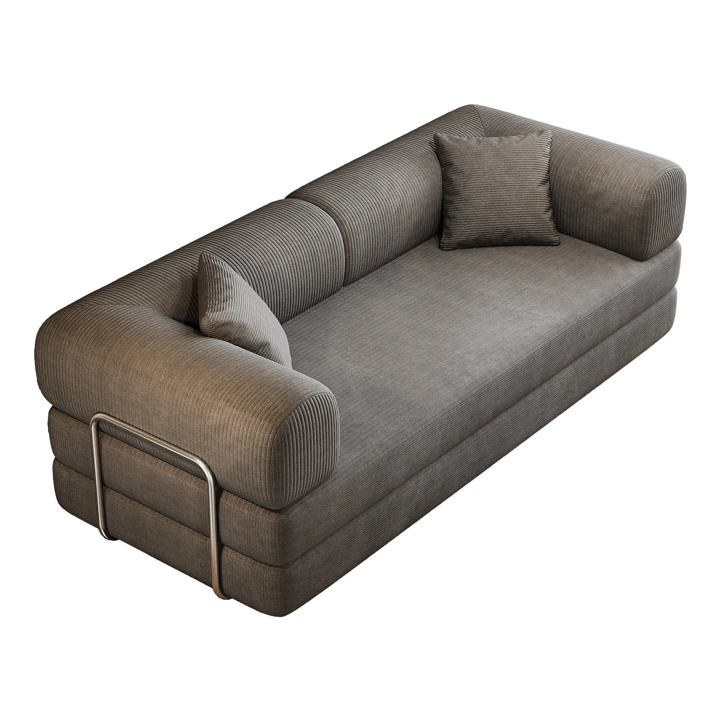 78.8' Compression Sofa,Convertible Floor Sofa Bed-with Pillow Back Support Armrest,Comfy Futon Couch Sleeper Bed,Loveseats Boneless Modular Sectional – view 22