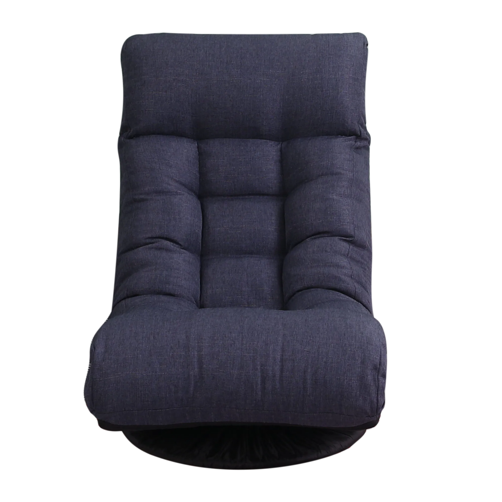 Navy Adjustable Japanese Reclining Floor Chair Sofa with Metal Frame for Living Room & Balcony – view 23