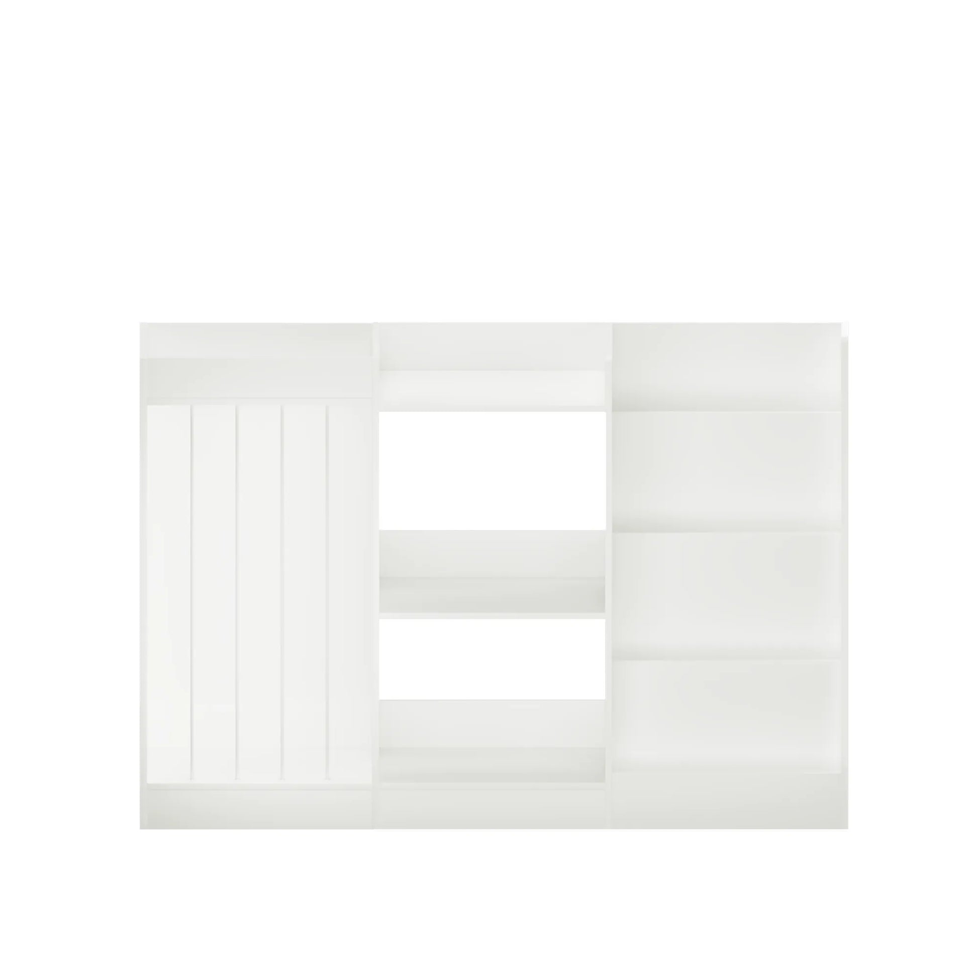 3-in-1 Kids Bookshelf and Toy Storage, 4-Tier Book Shelf for Kids Rooms, Sling Baby Bookcase with Stuffed Animal Storage, Toddler Montessori – view 24